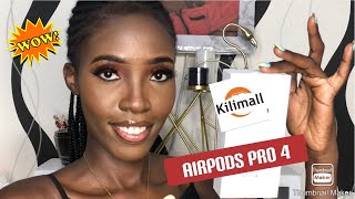 AIRPODS PRO4 from Kilimall UNBOXING amp REVIEW airpods airpodsprounboxing airpodspro [upl. by Bitthia]