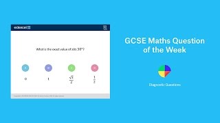 Exact Values of Trigonometric Ratios GCSE Maths Question of the Week [upl. by Gem]