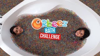 Orbeez Bath Challenge Sis VS Bro  Riah and Aaron [upl. by Tloh3]