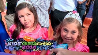 Sophia Grace and Rosie at the 2014 Kids Choice Awards [upl. by Rozamond788]