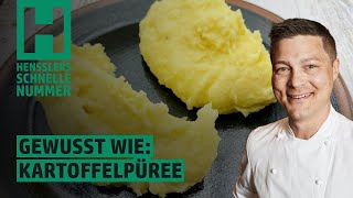 Schnelles Das perfekte Kartoffelpüree Rezept von Steffen Henssler [upl. by Sanford]