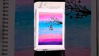 Oil Pastels Colour Painting  Drawing  Artist Art [upl. by Teirrah]