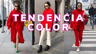 LOOKS EN ROJO  OUTFITS PARA VESTIR CASUAL  combinaciones [upl. by Eitirahc]