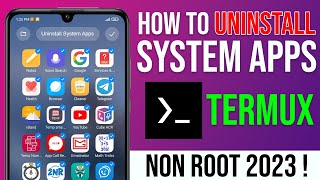 Uninstall System Apps without ROOT on Android 2022  Uninstall Bloatware Apps from Phone No Root [upl. by Ailem675]