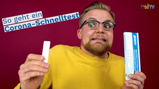 CoronaSchnelltest im Selbstversuch [upl. by Eatnuhs]