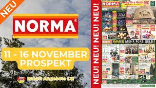 NORMA Prospekte der Woche  Rabatt Angebote DE  11 November  16 November Prospekt [upl. by Fruma]