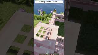 Minecraft Build Ideas Cherry Wood Gazebo short [upl. by Eednac]