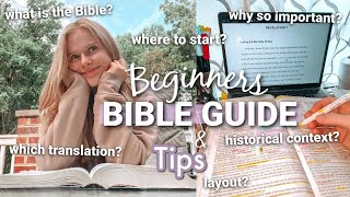 Beginners Guide to the Bible  What you need to know  Tips for Reading [upl. by Maggi]