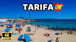 🇪🇦4K TARIFA Spain Fantastic Beaches and City Tour July 2023  Cádiz Andalucía [upl. by Aerdnaeel946]