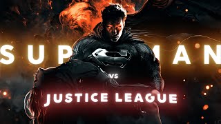 Superman vs Justice league 💀🙏  4k Edit [upl. by Enaz]