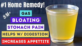 Natural Home Remedy for Belly Bloating Gas amp Stomach Pain  Reduces Gas  8M Babies [upl. by Adile]