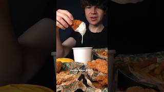 Have you tried the VIRAL Chicken tenders from Wingstop asmr mukbang shorts [upl. by Adnuhsor]