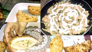 Chicken Bread Pocket  Iftar Special Snack  Almas Kitchen Menu [upl. by Duston]