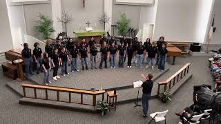 Edgewater Chamber Choir performs Exsultate Justi by da Viadana at our Fall Concert 2024 [upl. by Lesak]