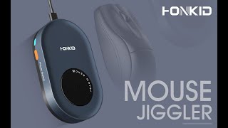 HONKID Undetectable Mouse Mover Jiggler with ON Off Switch and USB Port Drive FreeMouse Movement [upl. by Ordisy]