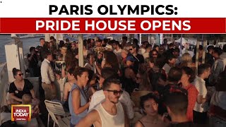 Paris Olympics Pride House Opens Sets LGBTQ Athlete Record  India Today [upl. by Komara]