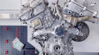 Toyota Highlander V6 engine assembly 🚗🚘 mechanic automotive engine viral reels car mia [upl. by Linell141]