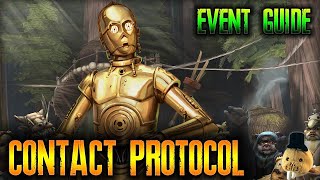 How to Beat Contact Protocol C3PO Ewok Event Guide Tier 7 SWGOH [upl. by Honey]