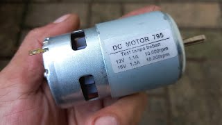 Dinamo DC Motor 795 Double Bearing High Speed amp Torque [upl. by Aserahs]