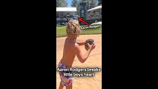 Do you think Aaron Rodgers threw Tydus’ ball away on purpose shorts [upl. by Arikat158]