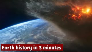 45 billion years earth history in 3 minutes [upl. by Atnuhs]