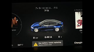 Tesla Keyfob Battery Change  My Tesla Journey  Model S [upl. by Remo]