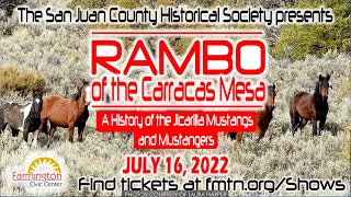 Local Filmmaker Film Premiere RAMBO of the Carracas Mesa [upl. by Eivets]