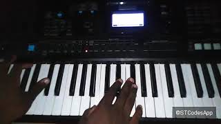 Wahamba nathi on keyboard f sharp [upl. by Akemahc]