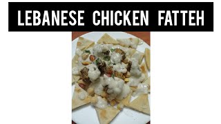 Lebanese chicken fatteh recipe by Mix meals [upl. by Raval]