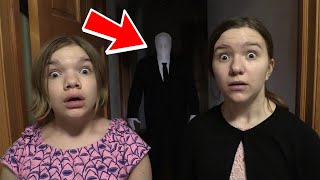 SLENDER MAN IN OUR HOUSE SCARY [upl. by Teage]