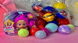 12 minutes satysfating video unboxing toys  cry babies magic tears stars talent babies [upl. by Ilrebma]