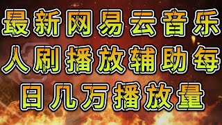 每日几万播放量【自动科技使用教程】 最新网易云音乐人刷播放辅助， [upl. by Ateloiv705]