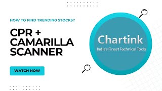 Trending stock chartink scanner CPR plus Camarilla [upl. by Emile]