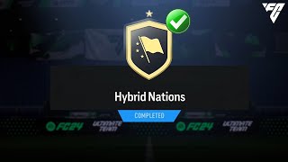 Hybrid Nations SBC Cheapest Solution  EAFC 24 [upl. by Sert]