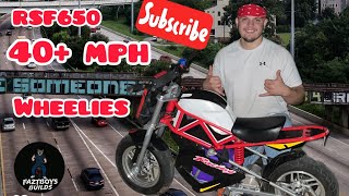 Razor RSF650 ebike 72v swap [upl. by Esirahs]