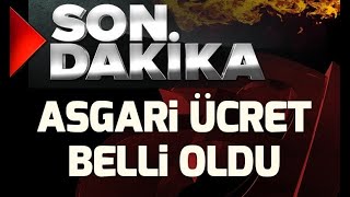 Son dakika 2019 Asgari ücret belli oldu Asgari ücret ne kadar oldu  A Haber [upl. by Jobi]