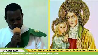 5ème Jour de la Neuvaine à Sainte Anne Paroisse Ste Anne de Saintard Arcahaie [upl. by Leonid]