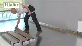 比利時Vitality 活力超耐磨地板安裝法 How to Install Laminate Flooring [upl. by Eyma334]