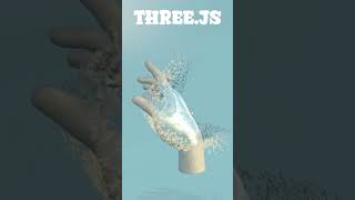 ThreeJS  ShatterDisintegrate Shader Effect [upl. by Xever]