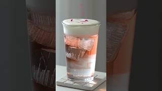 Glacier Pink Daisy Chizhi Coconut Roselle Iced Tea feel the cool summer in one sip FoodCute [upl. by Readus]