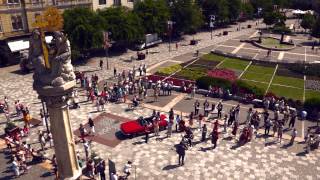 Aida played on a Harley  Flash mob of the Savaria Symphony Orchestra [upl. by Christean]