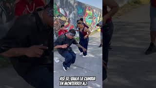 Así se baila la cumbia en el barrio de Monterrey Nuevo León cholos cumbia regio monterrey baile [upl. by Christye]