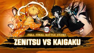 ZENITSU VS KAIGAKU EPIC BATTLE  Review Demon Slayer 140 sd 146 [upl. by Htebazileharas175]