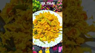 Vegetable Pulao Recipe 🤤shorts viralshorts youtubeshorts youtube [upl. by Netnert854]