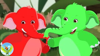 Ek Mota Hathi Jhoom Ke Chala एक मोटा हाथी Kids Rhymes in Hindi for Babies [upl. by Ennoval]