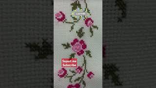 Cross stitch designmakingcrossstitchpatterns shine embroidery🌸 [upl. by Naujd]