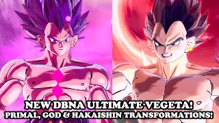 NEW GOD VEGETA HAKAISHIN 9 FORMS  HEARING ALL TRANSFORMATIONS Dragon Ball Xenoverse 2 Mods [upl. by Zysk]