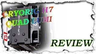 Cryorig H7 Quad Lumi  RGB CPU Kühler  Review Test  German Deutsch [upl. by Anohs33]