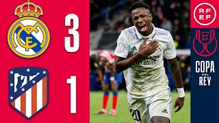 Resumen  Copa del Rey  Real Madrid 31 Atlético de Madrid  Cuartos de final [upl. by Careaga]