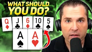 How to Play TOUGH Boards with AA Postflop [upl. by Diraf]